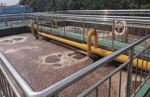 昆山某污水處理廠提标生物填料改造--蘇淨新材料